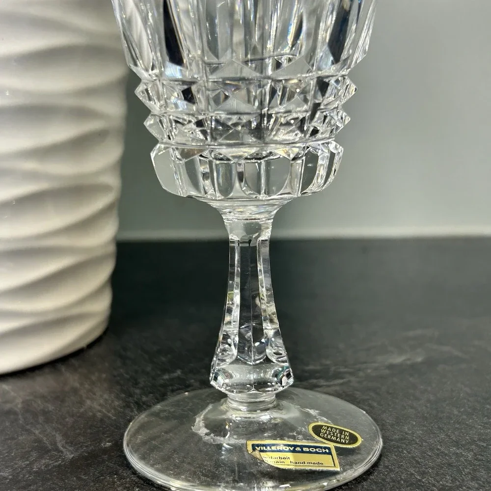 NEW Vintage Villeroy & Boch VBC11 Crystal‎ Claret Wine Glass 5 3/8